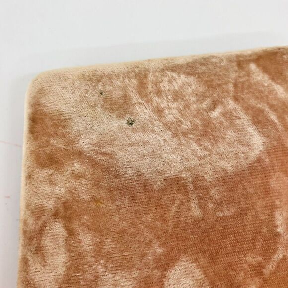 Vintage Velvet Jewelry Box Windsor Comet Starburst Two Tone Flip Open Cream Red - Picture 11 of 14